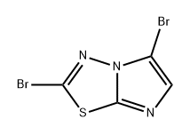 2,5-二溴咪唑并[2,1-B][1,3,4]噻二唑 结构式