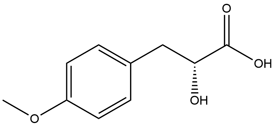 (R)-2-羟基-3-(4-甲氧基苯基)丙酸 结构式