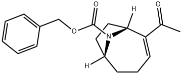 N-Benzyloxycarbonyl (+)-Anatoxin A 结构式