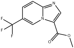 Methyl 6-(trifluoromethyl)imidazo[1,2-a]pyridine-3-carboxylate 结构式