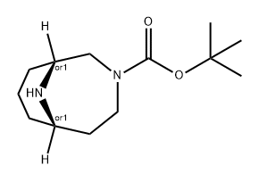 3,10-Diazabicyclo[4.3.1]decane-3-carboxylic acid, 1,1-dimethylethyl ester, (1R,6S)-rel- 结构式