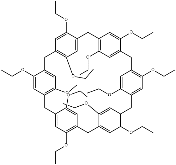 柱[6]芳烃 结构式