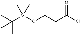 Propanoyl chloride, 3-[[(1,1-dimethylethyl)dimethylsilyl]oxy]- 结构式
