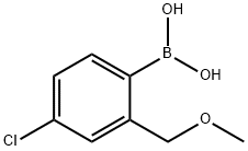 Boronic acid, B-[4-chloro-2-(methoxymethyl)phenyl]- 结构式