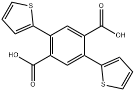 2,5-二(噻吩-2-基)对苯二甲酸 结构式