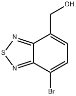 2,1,3-Benzothiadiazole-4-methanol, 7-bromo- 结构式