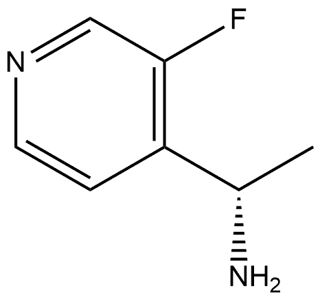 (S)-1-(3-氟吡啶-4-基)乙-1-胺 结构式