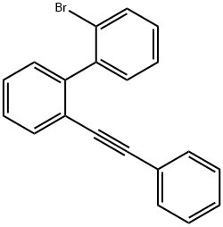 1,1'-Biphenyl, 2-bromo-2'-(2-phenylethynyl)- 结构式