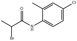 Propanamide, 2-bromo-N-(4-chloro-2-methylphenyl)- 结构式