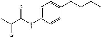 Propanamide, 2-bromo-N-(4-butylphenyl)- 结构式