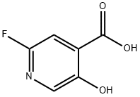 2-氟-5-羟基异烟酸 结构式