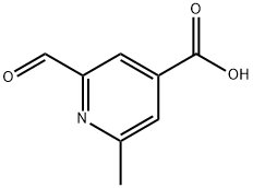 2-甲酰基-6-甲基异烟酸 结构式