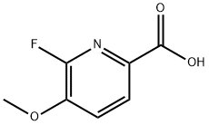 6-氟-5-甲氧基吡啶甲酸 结构式