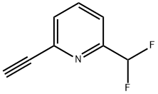 2-(二氟甲基)-6-乙炔基吡啶 结构式