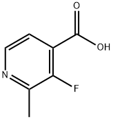 3-氟-2-甲基异烟酸 结构式