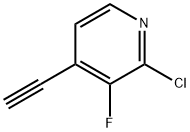 2-氯-4-乙炔基-3-氟吡啶 结构式