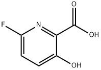 6-氟-3-羟基吡啶甲酸 结构式