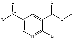 2-溴-5-硝基烟酸甲酯 结构式