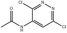 N-(3,6-二氯哒嗪-4-基)乙酰胺 结构式