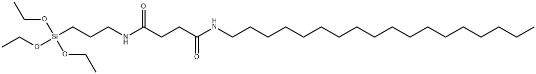 N1-Octadecyl-N1-(3-(triethoxysilyl)propyl)succinamide 结构式