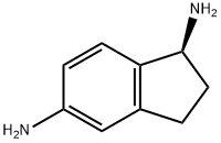 (S)-茚满-1,5-二胺 结构式