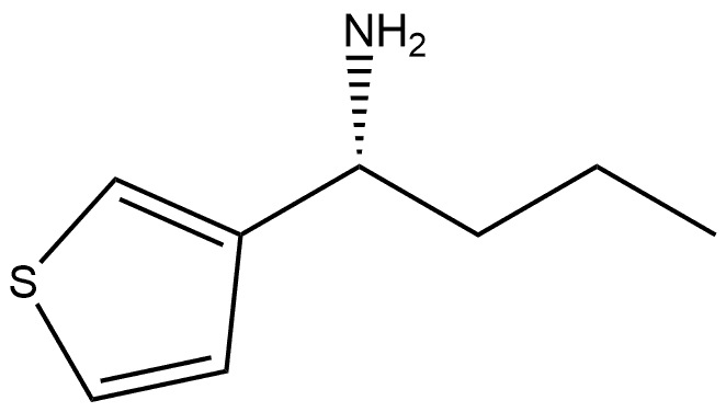 (1R)-1-(3-THIENYL)BUTYLAMINE 结构式