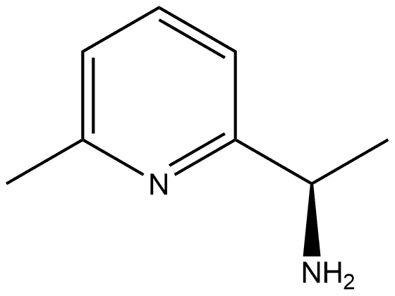 (R)-1-(6-甲基吡啶-2-基)乙胺 结构式