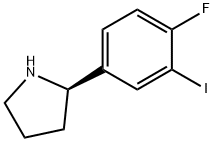 (2R)-2-(4-fluoro-3-iodophenyl)pyrrolidine