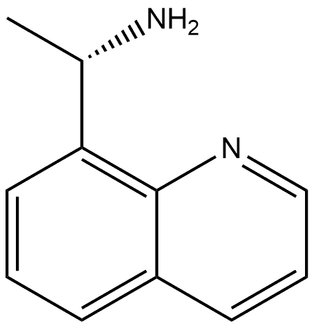 8-Quinolinemethanamine, α-methyl-, (αS)- 结构式