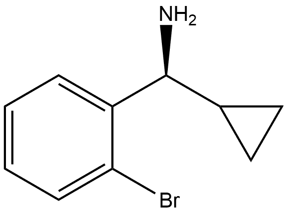 (S)-(2-bromophenyl)(cyclopropyl)methanamine 结构式