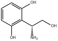 2-[(1R)-1-amino-2-hydroxyethyl]benzene-1,3-diol 结构式