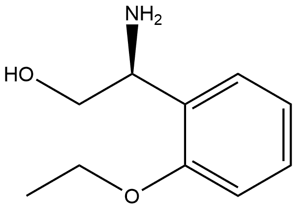 (S)-2-amino-2-(2-ethoxyphenyl)ethan-1-ol 结构式