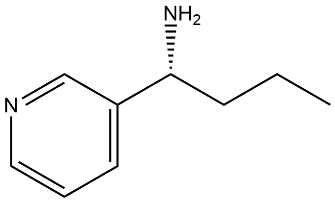 (1R)-1-(3-PYRIDYL)BUTYLAMINE 结构式