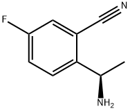 (R)-2-(1-氨乙基)-5-氟苯腈 结构式