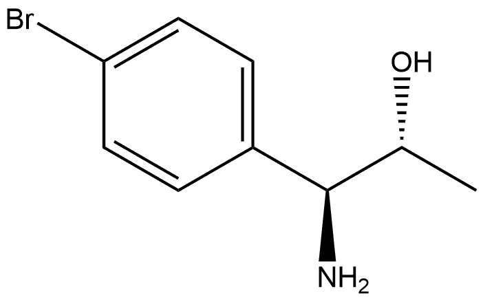 (1S,2R)-1-AMINO-1-(4-BROMOPHENYL)PROPAN-2-OL 结构式