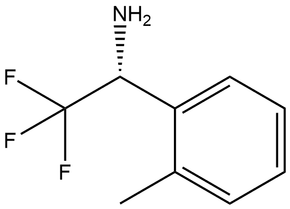 (R)-2,2,2-trifluoro-1-o-tolylethanamine 结构式