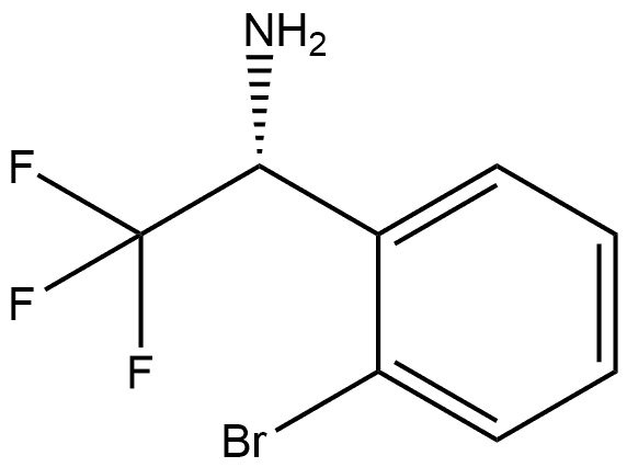 (R)-1-(2-bromophenyl)-2,2,2-trifluoroethanamine 结构式