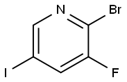 2-溴-3-氟-5-碘吡啶 结构式