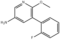 5-(2-Fluorophenyl)-6-methoxypyridin-3-amine