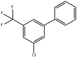 3-Chloro-5-(trifluoromethyl)-1,1'-biphenyl 结构式