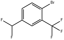 1-溴-4-(二氟甲基)-2-(三氟甲基)苯 结构式