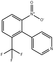 4-(2-Nitro-6-(trifluoromethyl)phenyl)pyridine 结构式