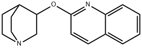3-(Quinolin-2-yloxy)quinuclidine 结构式