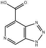 3H-1,2,3-三唑并[4,5-C]吡啶-7-羧酸 结构式