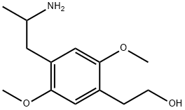 4-(2-Aminopropyl)-2,5-dimethoxybenzeneethanol 结构式
