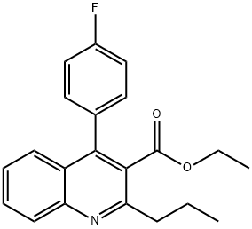 3-((2S)-4-(4-Fluorophenyl)pyrrolidin-2-yl)-3-oxopropyl quinoline-3-carboxylate 结构式