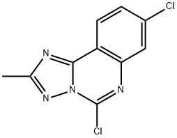 5,8-Dichloro-2-methyl-[1,2,4]triazolo[1,5-c]quinazoline 结构式