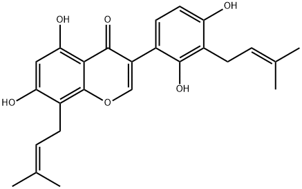 2'-Hydroxyisolupalbigenin 结构式