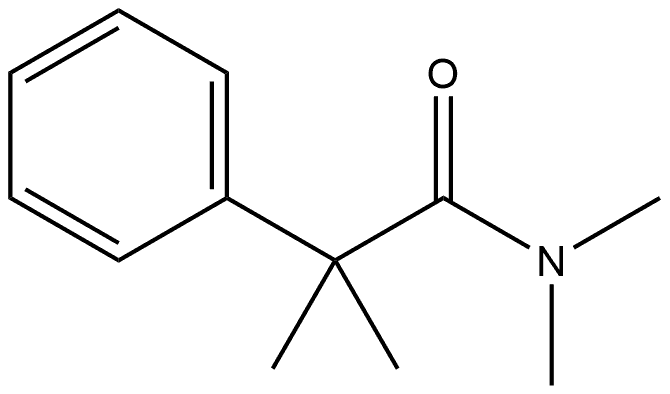 2-甲基-2-苯基丙酸,二甲基酰胺 结构式