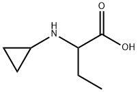 2-(环丙氨基)丁酸 结构式